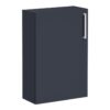 VitrA Root Flat 55cm 1 Door Slim Lower/Base Unit (LH Hinge) - Matt Dark Blue