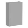 VitrA Root Flat 60cm 1 Door Upper/Wall Unit (RH Hinge) - Matt Rock Grey