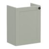 VitrA Root Classic 40cm 1 Door Wall Hung Slim Washbasin Unit (LH Hinge) - Matt Retro Green