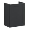 VitrA Root Classic 40cm 1 Door Wall Hung Slim Washbasin Unit (RH Hinge) - Matt Graphite
