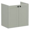 VitrA Root Classic 60cm 2 Door Wall Hung Slim Washbasin Unit - Matt Retro Green