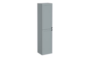 VitrA Root Classic 40cm 2 Door Tall Unit (LH Hinge) - Matt Fjord Green