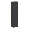 VitrA Root Classic 40cm 2 Door Tall Unit (LH Hinge) - Matt Graphite