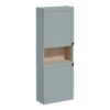 VitrA Root Classic 55cm 2 Door Semi-Tall Unit (LH Hinge) - Matt Fjord Green