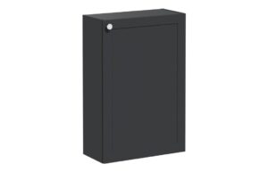 VitrA Root Classic 55cm 1 Door Slim Lower/Base Unit (RH Hinge) - Matt Graphite