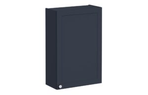 VitrA Root Classic 60cm 1 Door Upper/Wall Unit (RH Hinge) - Matt Dark Blue