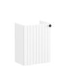 VitrA Root Groove 40cm 1 Door Wall Hung Slim Washbasin Unit (LH Hinge) - Matt White