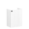 VitrA Root Groove 40cm 1 Door Wall Hung Slim Washbasin Unit (RH Hinge) - Matt White