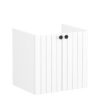 VitrA Root Groove 60cm 2 Door Wall Hung Washbasin Unit - Matt White