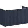 VitrA Root Groove 100cm 2 Door Washbasin Unit - Matt Dark Blue