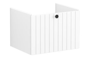 VitrA Root Groove 60cm 1 Drawer Washbasin Unit - Matt White