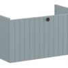 VitrA Root Groove 80cm 1 Drawer Washbasin Unit - Matt Fjord Green