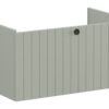 VitrA Root Groove 80cm 1 Drawer Washbasin Unit - Matt Retro Green