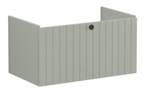 VitrA Root Groove 80cm 1 Drawer Washbasin Unit - Matt Retro Green