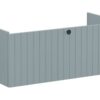 VitrA Root Groove 100cm 1 Drawer Washbasin Unit - Matt Fjord Green
