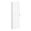 VitrA Root Groove 55cm 2 Door Slim Tall Unit (LH Hinge) - Matt White