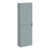 VitrA Root Groove 55cm 2 Door Slim Tall Unit (LH Hinge) - Matt Fjord Green