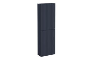 VitrA Root Groove 55cm 2 Door Slim Tall Unit (LH Hinge) - Matt Dark Blue