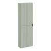 VitrA Root Groove 55cm 2 Door Slim Tall Unit (LH Hinge) - Matt Retro Green