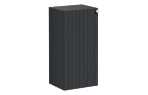 VitrA Root Groove 40cm 1 Door Lower/Base Unit (LH Hinge) - Matt Graphite