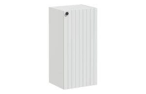 VitrA Root Groove 40cm 1 Door Lower/Base Unit (RH Hinge) - Matt Light Grey