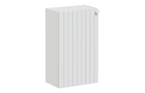 VitrA Root Groove 40cm 1 Door Slim Lower/Base Unit (LH Hinge) - Matt Light Grey