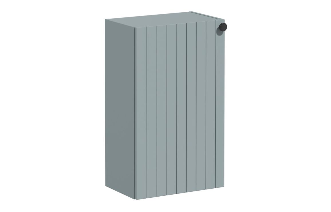 VitrA Root Groove 40cm 1 Door Slim Lower/Base Unit (LH Hinge) - Matt Fjord Green