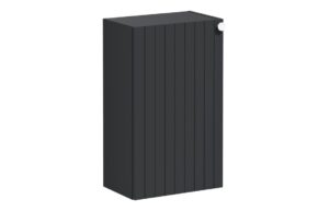 VitrA Root Groove 40cm 1 Door Slim Lower/Base Unit (LH Hinge) - Matt Graphite