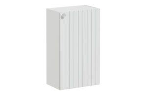 VitrA Root Groove 40cm 1 Door Slim Lower/Base Unit (RH Hinge) - Matt Light Grey