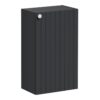 VitrA Root Groove 40cm 1 Door Slim Lower/Base Unit (RH Hinge) - Matt Graphite