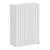 VitrA Root Groove 60cm 1 Door Upper/Wall Unit (LH Hinge) - Matt Light Grey