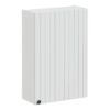 VitrA Root Groove 60cm 1 Door Upper/Wall Unit (RH Hinge) - Matt Light Grey