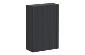 VitrA Root Groove 60cm 1 Door Upper/Wall Unit (RH Hinge) - Matt Graphite