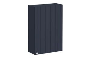 VitrA Root Groove 60cm 1 Door Upper/Wall Unit (RH Hinge) - Matt Dark Blue