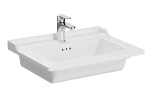 VitrA Integra 550x370mm 1TH Semi Recessed Basin (RH) - White