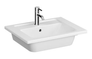 VitrA S20 450x350mm 1TH Semi Recessed Basin - White