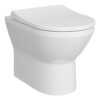 VitrA Integra Rimless Comfort Height Back to Wall Pan Only - White