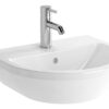 VitrA Integra 500x430mm 1TH Basin w/Overflow - White