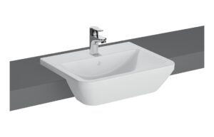 VitrA Zentrum 605x390mm 1TH Vanity Basin w/Overflow - White