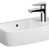 VitrA Zentrum 595x480mm 1TH Basin w/Overflow - White