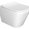 VitrA Integra Square Wall Hung Pan Only - White