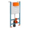 VitrA V-Fix Core WH 12cm 2.5/4L WC Frame & Cistern