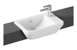VitrA S20 600x545mm 1TH Basin w/Overflow - White