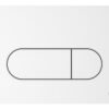 VitrA Loop Round Flush Plate - Gloss White