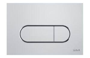 VitrA Loop Round Flush Plate - Gloss Black