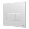 VitrA Origin ABS Flush Plate - Gloss White