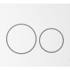 VitrA Origin ABS Flush Plate - Matt Black