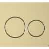 VitrA Origin ABS Flush Plate - Brushed Brass