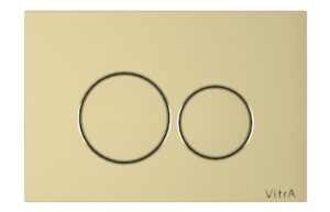 VitrA Origin ABS Flush Plate - Brushed Brass