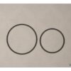 VitrA Origin ABS Flush Plate - Brushed Nickel